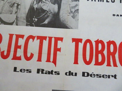 LES RATS DU DESERT/ THE DESERT RATS FRENCH MOYENNE (27.5"x 21.5") POSTER 1953 Movie posters