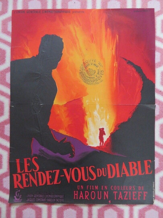 LES REDEZ - VOUS DU DIABLE/ The Devil's Blast FRENCH (19"x 14") POSTER 1959 Movie posters
