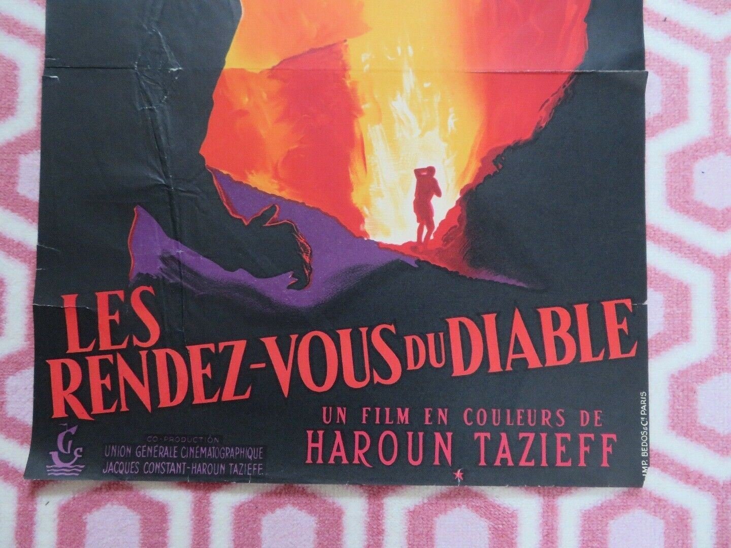 LES REDEZ - VOUS DU DIABLE/ The Devil's Blast FRENCH (19"x 14") POSTER 1959 Movie posters