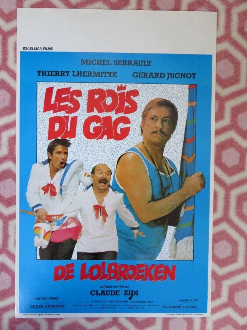 LES ROIS DU GAG BELGIUM (21.5"x14") POSTER MICHEL SERRAULT THIERRY LHERMITTE Movie posters