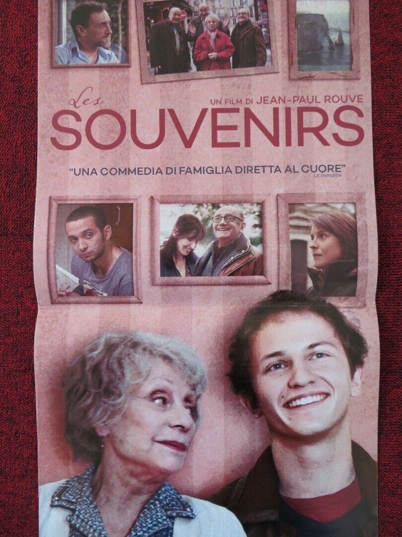 LES SOUVENIRS ITALIAN LOCANDINA (26.5"x12.5") POSTER A LAMY JEAN - PAUL ROUVE 2014 Rendezvous Cinema Movie posters