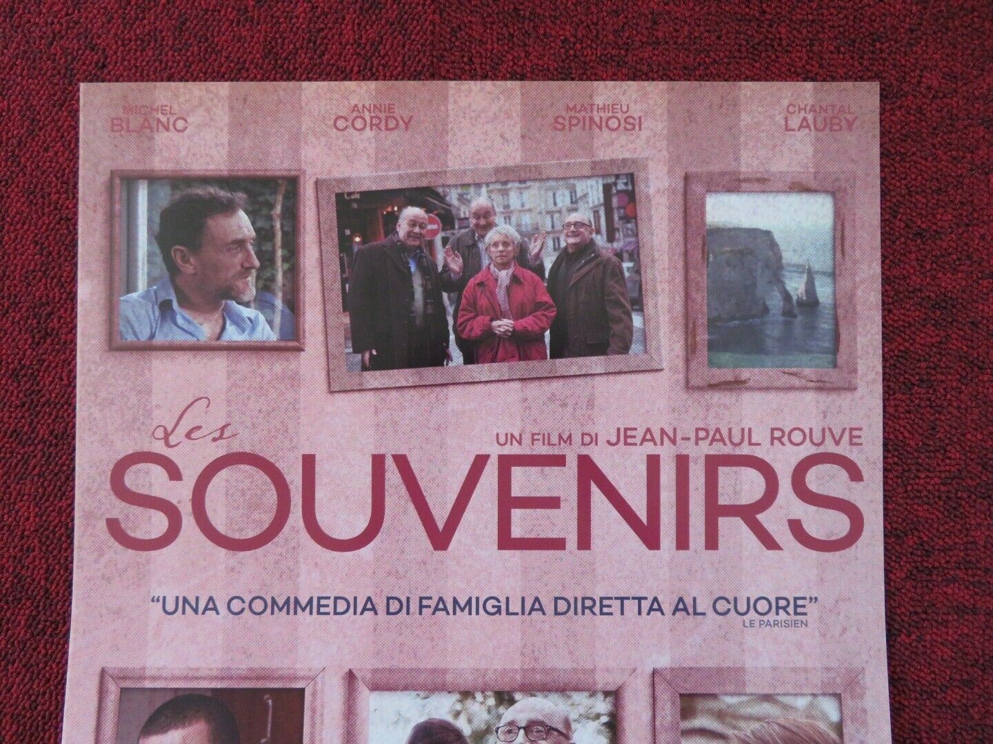 LES SOUVENIRS ITALIAN LOCANDINA (26.5"x12.5") POSTER A LAMY JEAN - PAUL ROUVE 2014 Rendezvous Cinema Movie posters