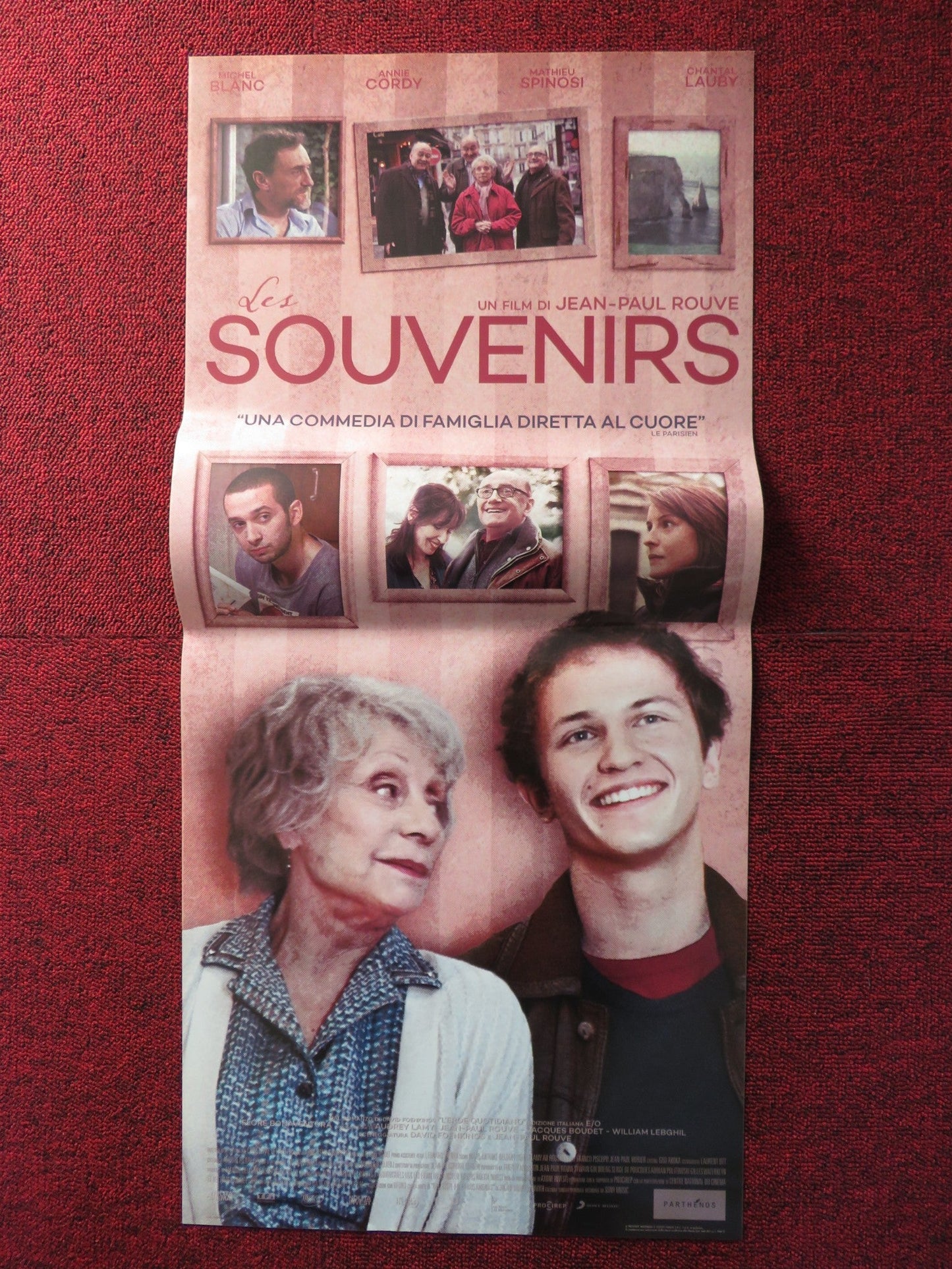 LES SOUVENIRS ITALIAN LOCANDINA POSTER MICHEL BLANC ANNIE CORDY 2014 Rendezvous Cinema Movie posters