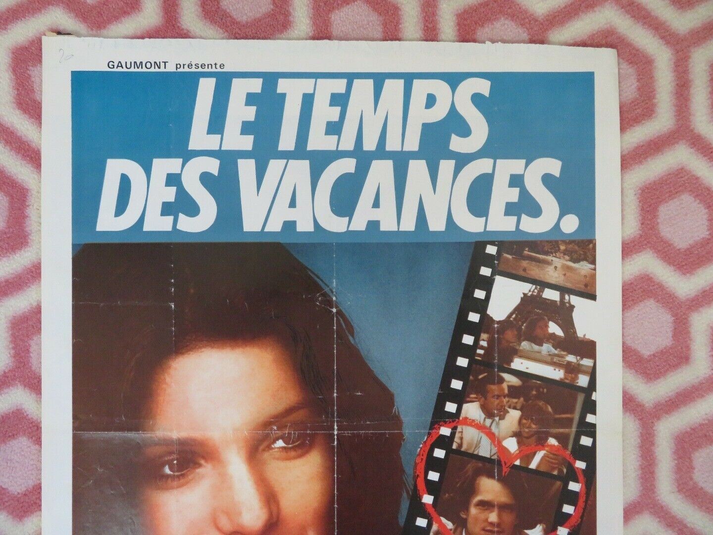 LES TEMPS DES VACANCES BELGIUM (19.5"x14") POSTER NATHALIE DELON 1979 Movie posters