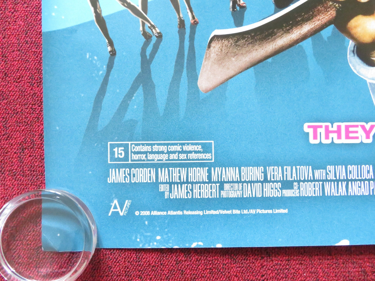 LESBIAN VAMPIRE KILLER - B UK QUAD (30"x 40") ROLLED POSTER JAMES CORDEN 2009 Rendezvous Cinema Movie posters