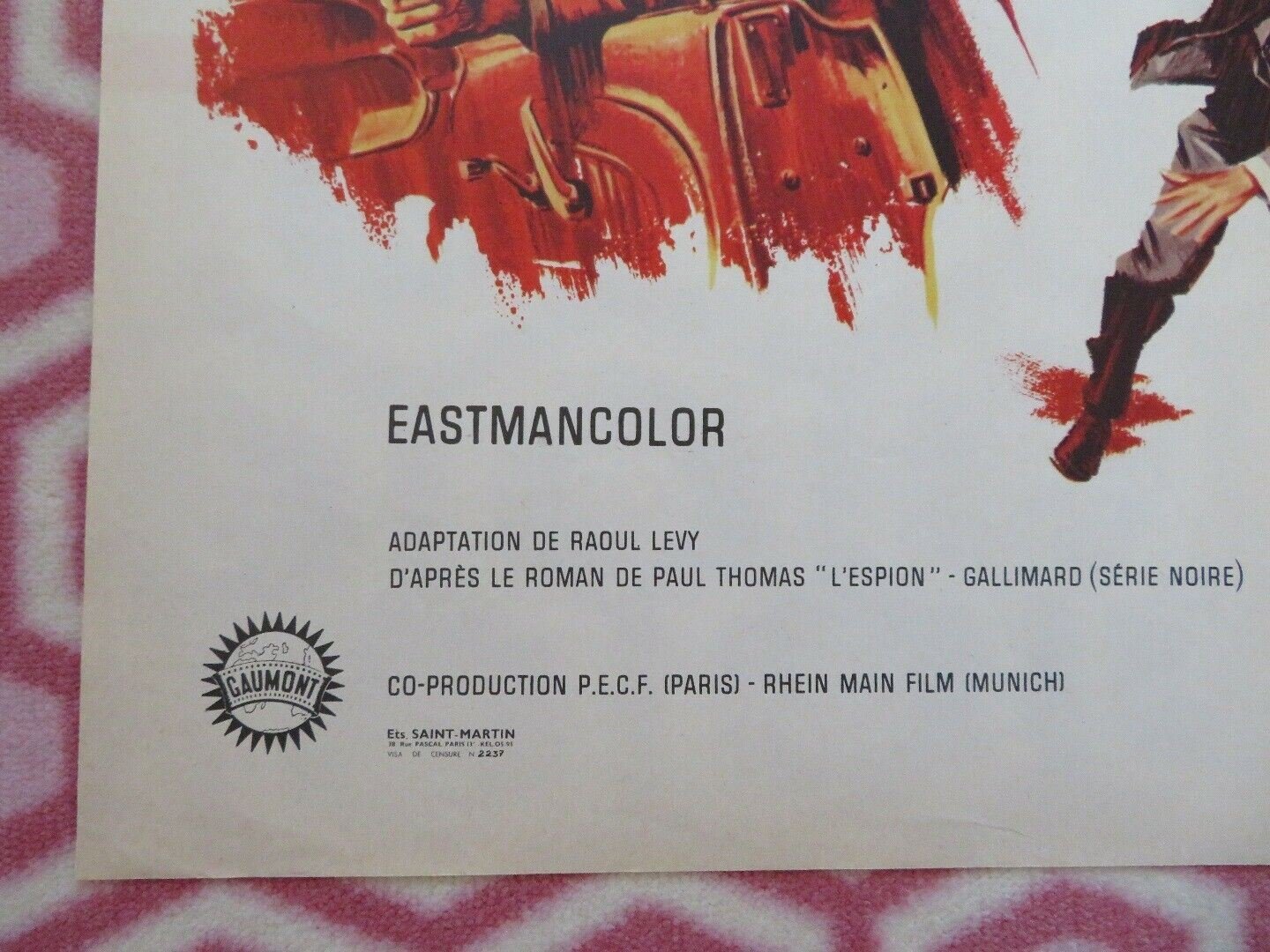 L'ESPION/ The Defector FRENCH MOYENNE (31.5"x 23.5") POSTER MONTGOMERY CLIFT '66 Movie posters