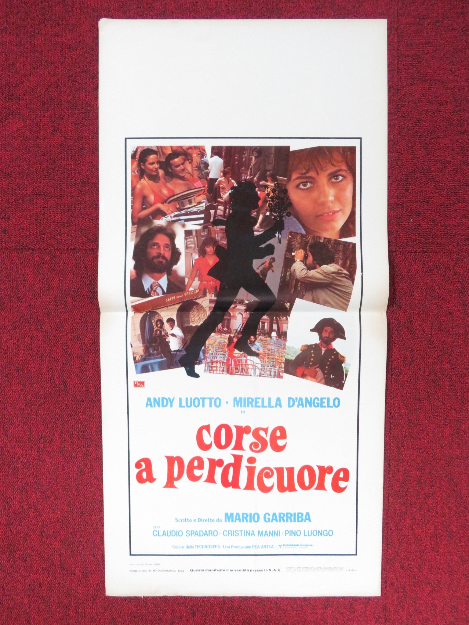 LESSONS FOR THE LOVELORN ITALIAN LOCANDINA POSTER ANDY LUOTTO 1980 Rendezvous Cinema Movie posters