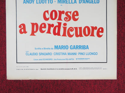 LESSONS FOR THE LOVELORN ITALIAN LOCANDINA POSTER ANDY LUOTTO 1980 Rendezvous Cinema Movie posters
