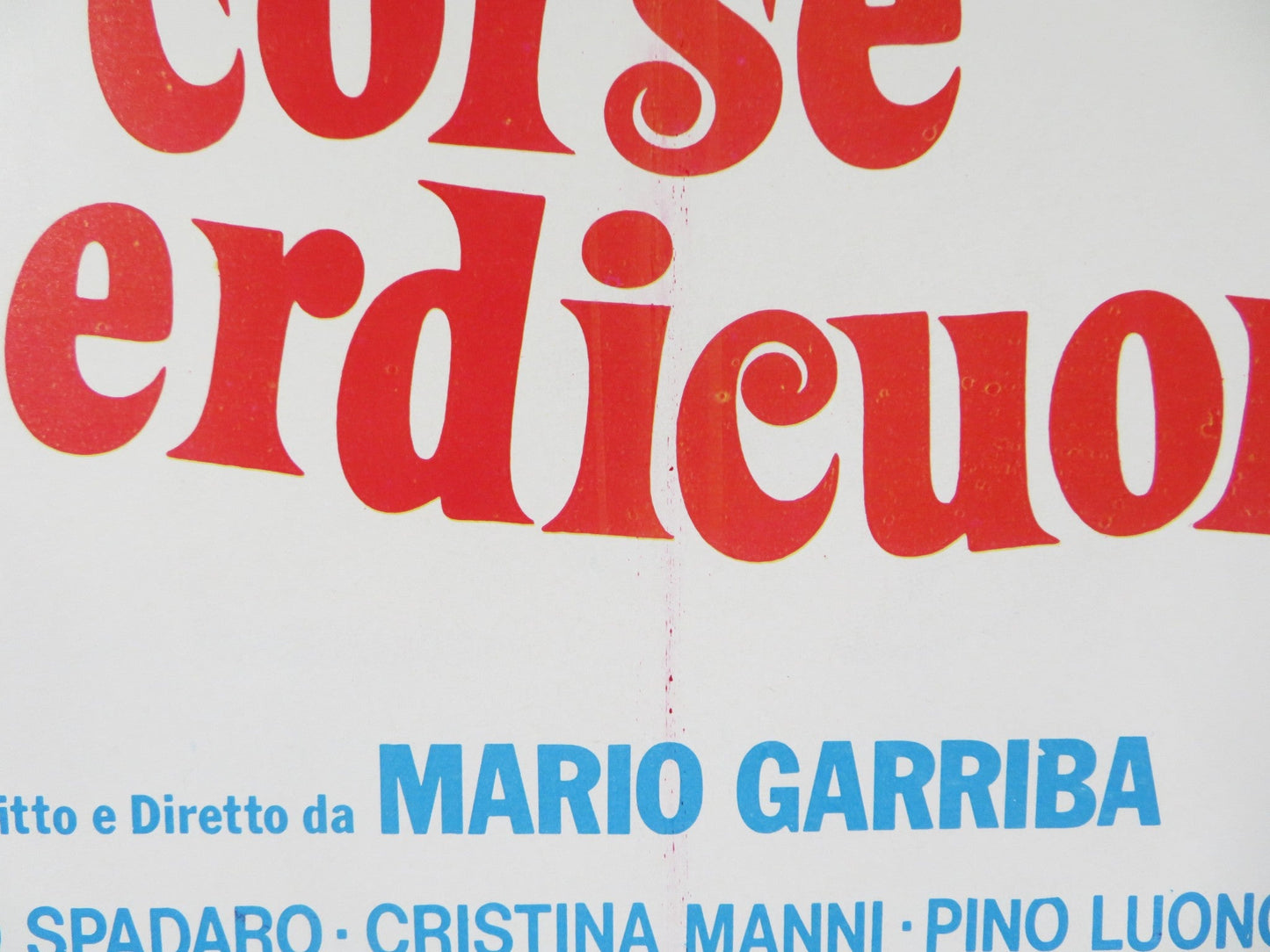 LESSONS FOR THE LOVELORN ITALIAN LOCANDINA POSTER ANDY LUOTTO 1980 Rendezvous Cinema Movie posters