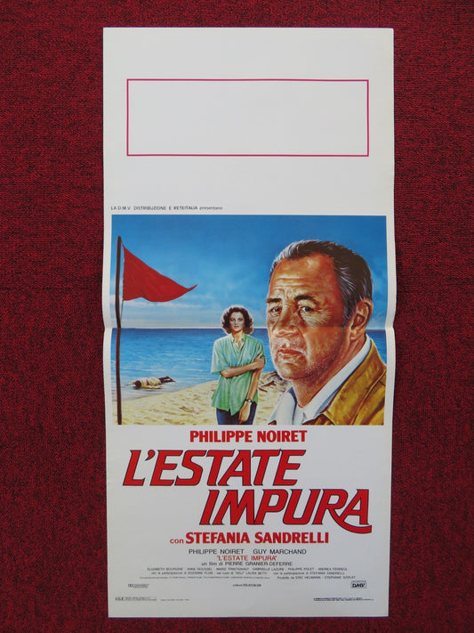 L'ESTATE IMPURA ITALIAN LOCANDINA POSTER PHILIPPE NOIRET GUY MARCHAND 1988 Rendezvous Cinema Movie posters