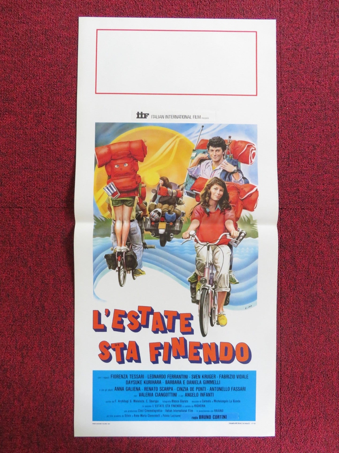 L'ESTATE STA FINENDO ITALIAN LOCANDINA POSTER FIORENZA TESSARI 1987 Rendezvous Cinema Movie posters