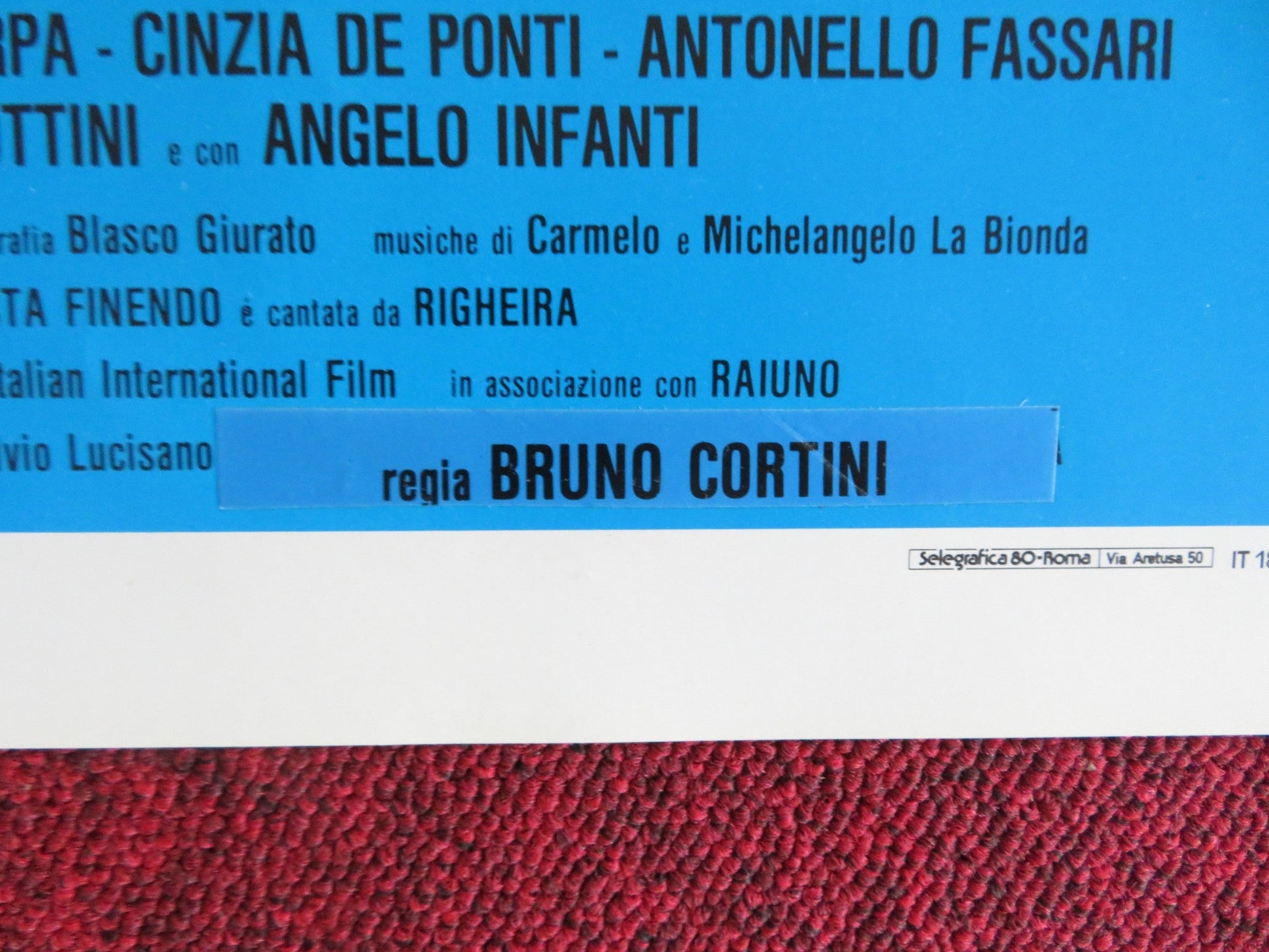 L'ESTATE STA FINENDO ITALIAN LOCANDINA POSTER FIORENZA TESSARI 1987 Rendezvous Cinema Movie posters