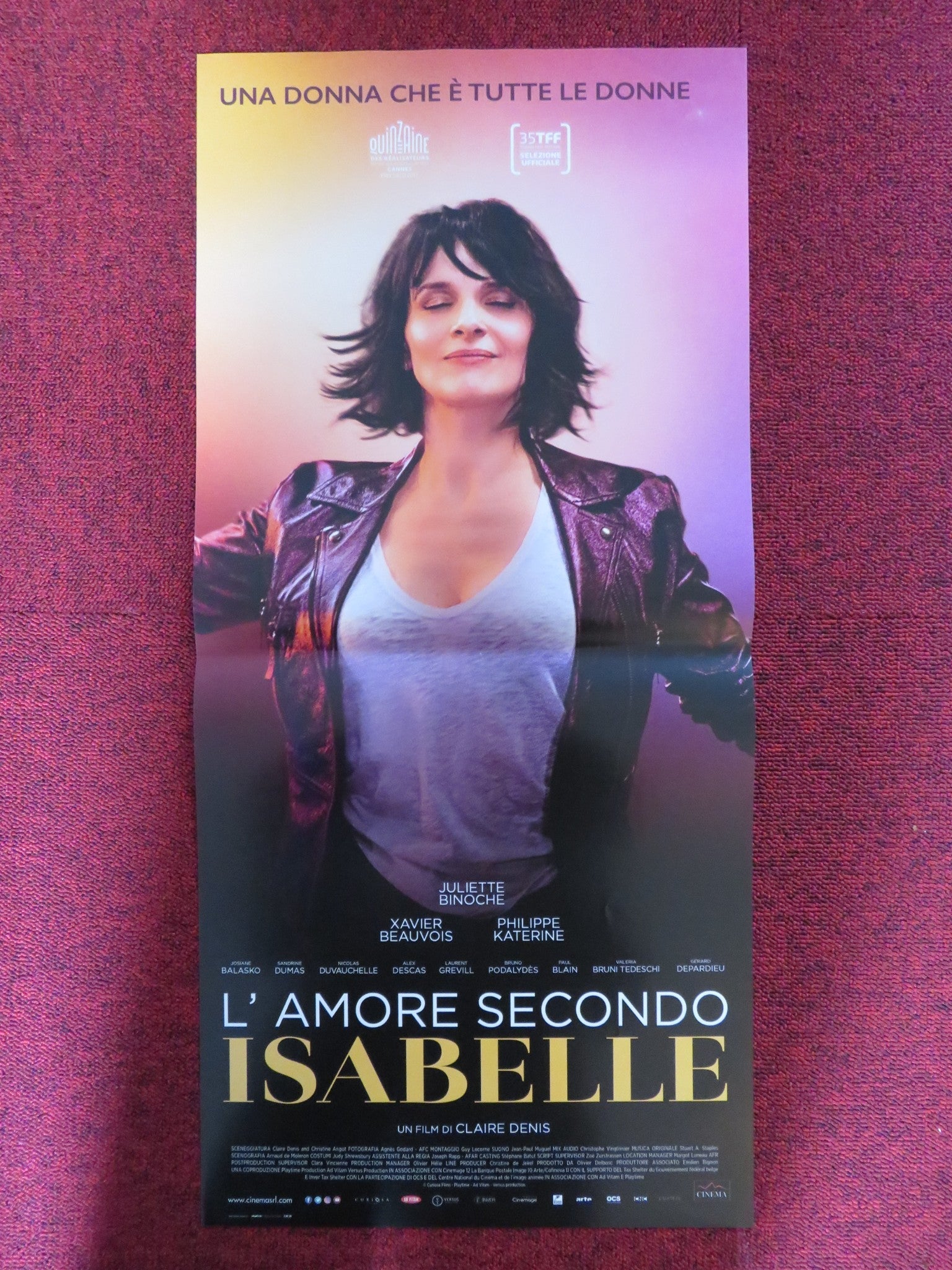 LET THE SUNSHINE IN ITALIAN LOCANDINA POSTER JOSIANE BALASKO SANDRINE DUMAS 2017 Rendezvous Cinema Movie posters