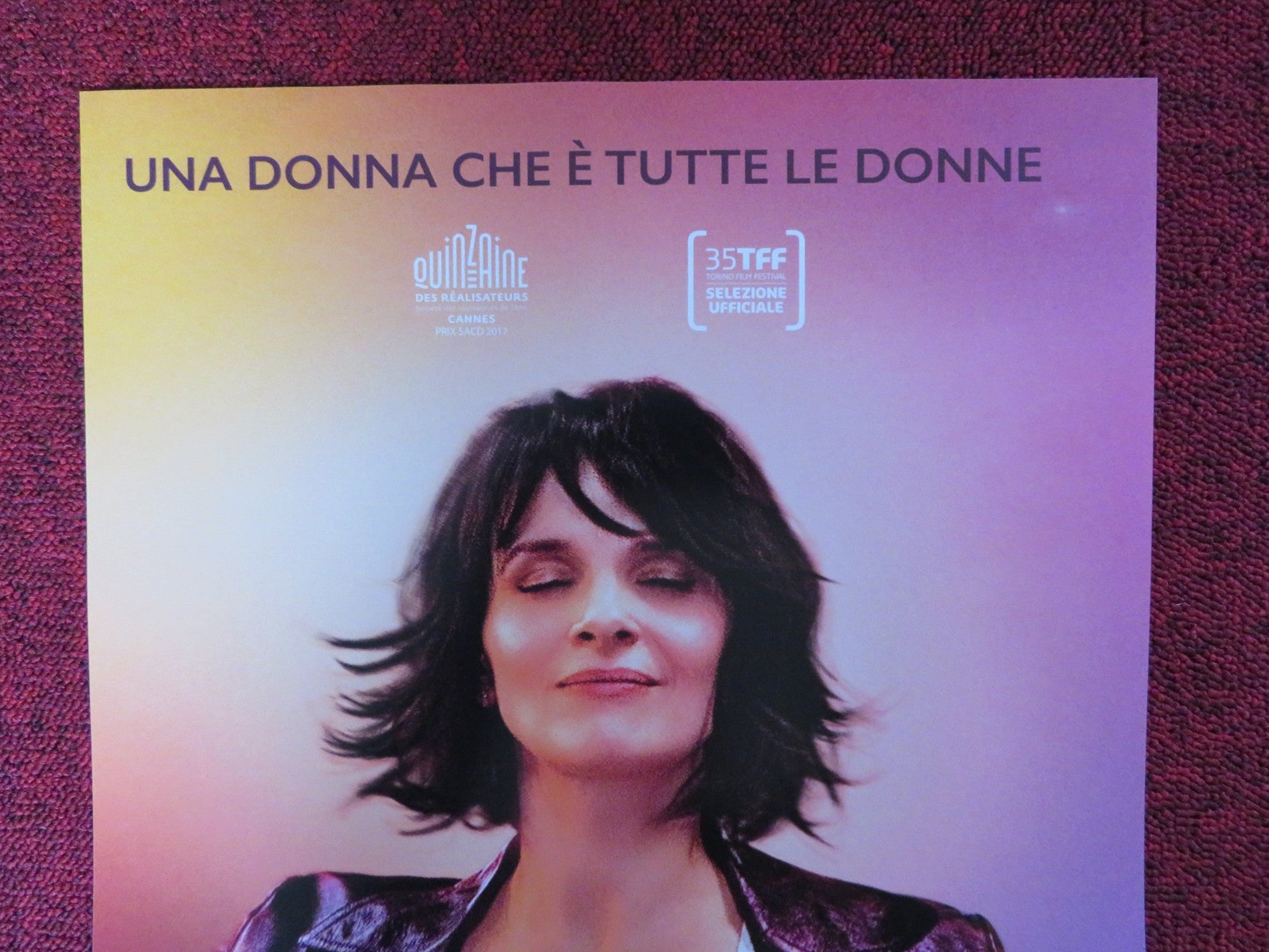 LET THE SUNSHINE IN ITALIAN LOCANDINA POSTER JOSIANE BALASKO SANDRINE DUMAS 2017 Rendezvous Cinema Movie posters