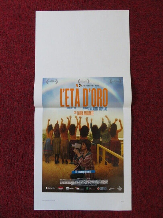 L'ETA D'ORO ITALIAN LOCANDINA (27.5"x13") POSTER LAURA MORANTE 2016 Movie posters