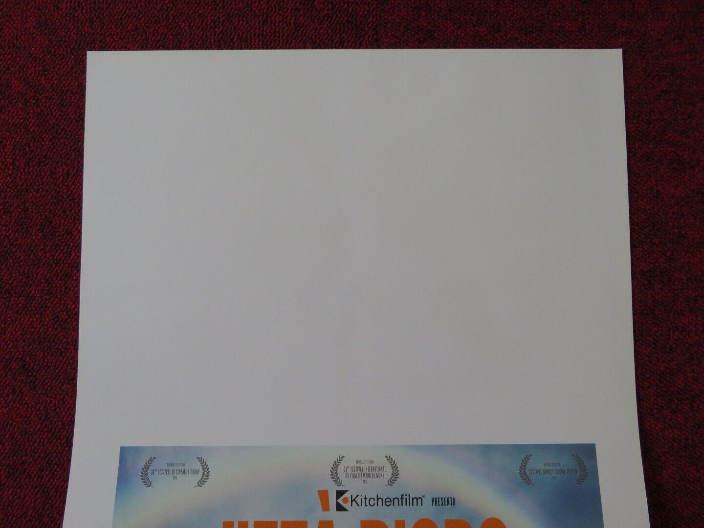 L'ETA D'ORO ITALIAN LOCANDINA (27.5"x13") POSTER LAURA MORANTE 2016 Movie posters