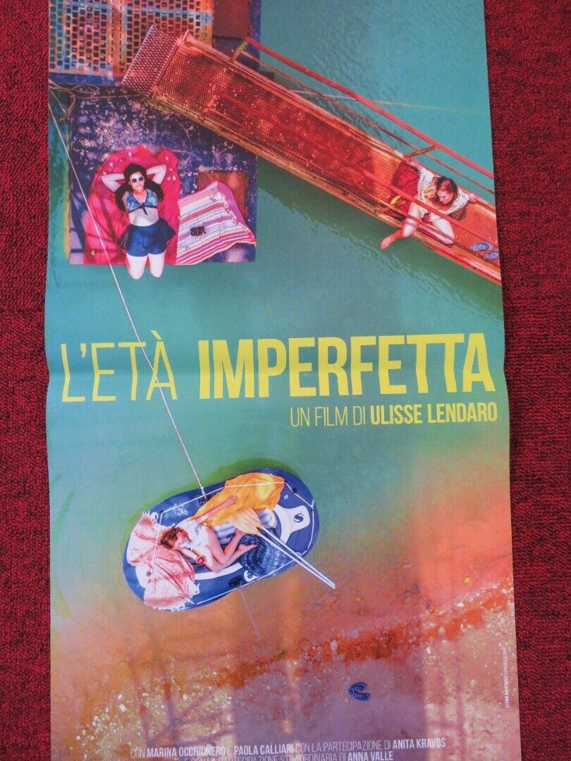 LETA IMPERFETTA ITALIAN LOCANDINA (26.5"x12.5") POSTER PAOLA CALLIARI 2017 Rendezvous Cinema Movie posters