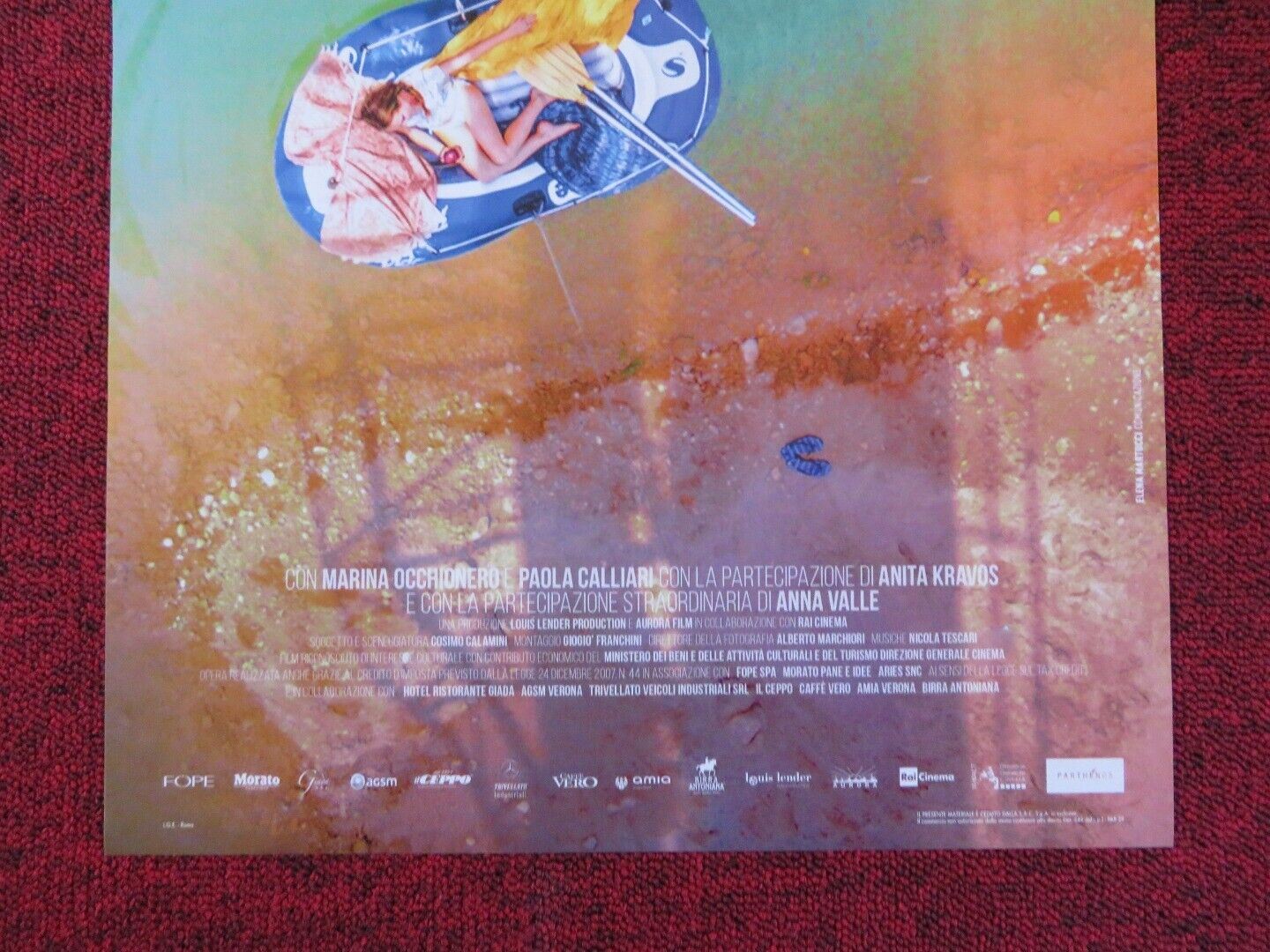 LETA IMPERFETTA ITALIAN LOCANDINA (26.5"x12.5") POSTER PAOLA CALLIARI 2017 Rendezvous Cinema Movie posters