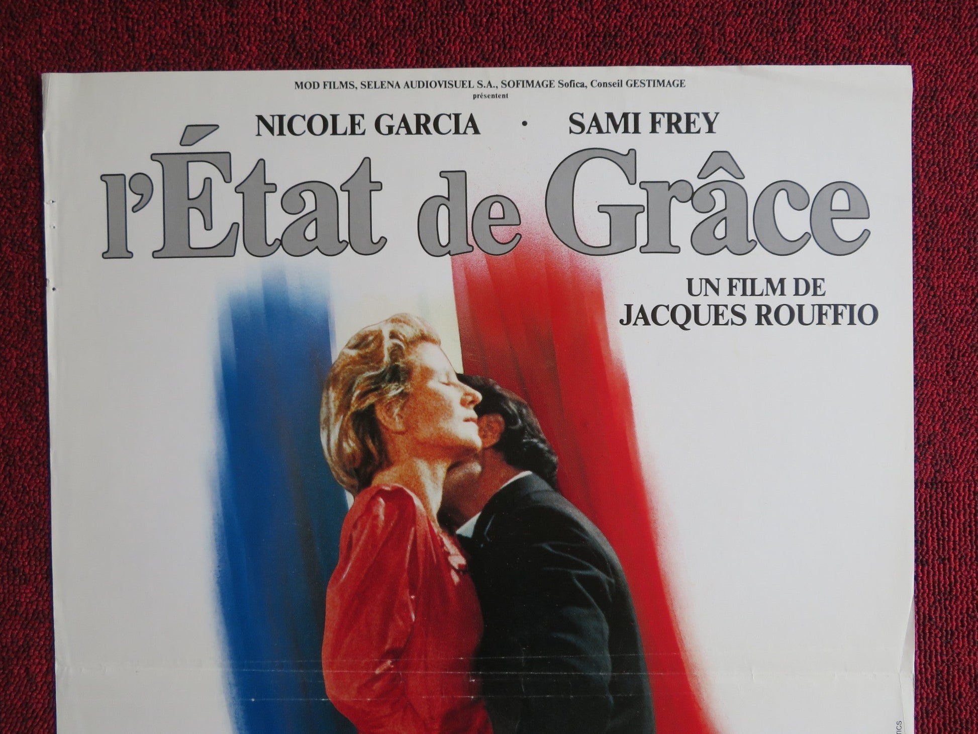 L'ETAT DE GRACE FRENCH POSTER NICOLE GARCIA SAMI FREY 1986 Rendezvous Cinema Movie posters