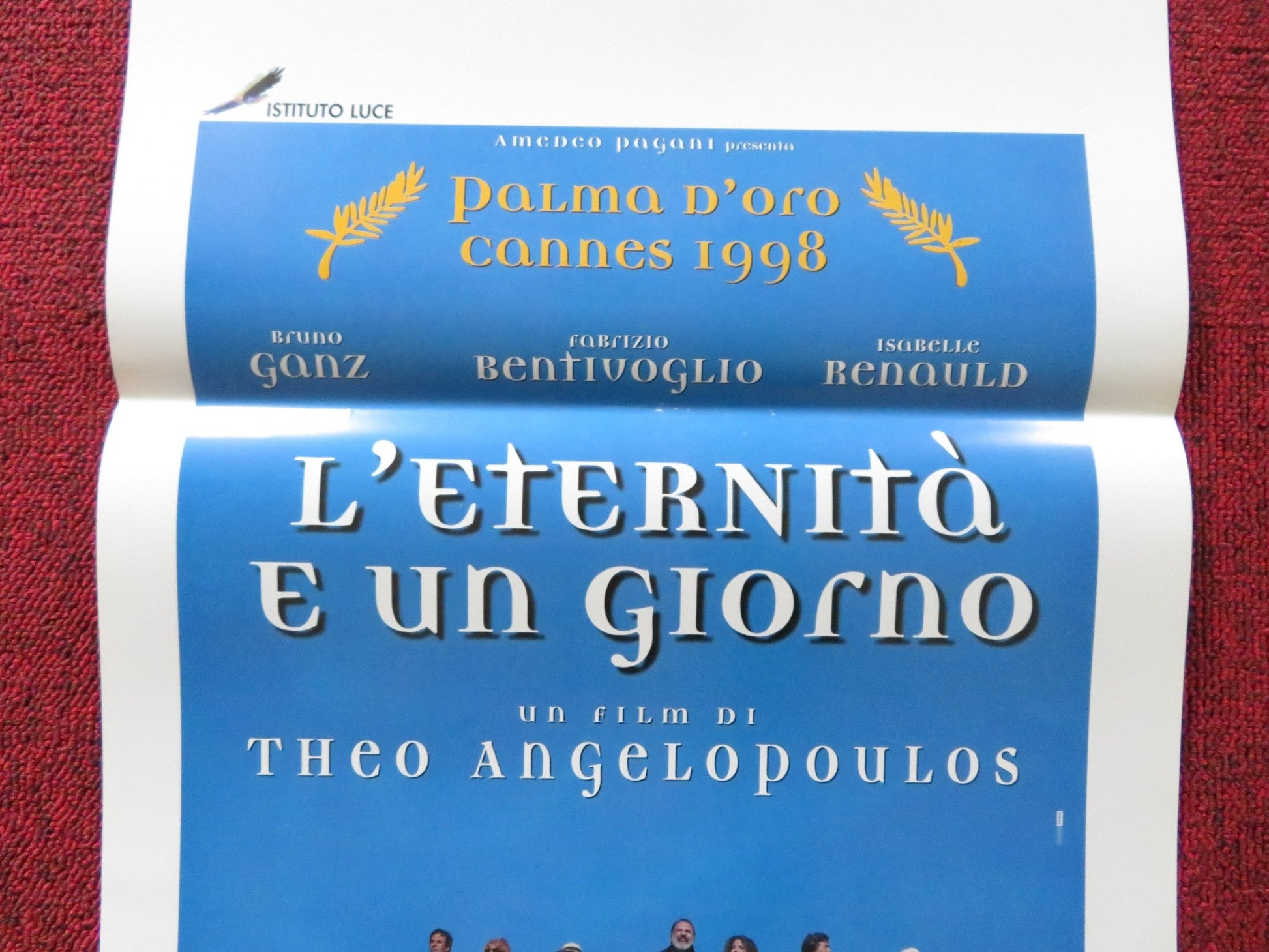 L'ETERNITA E UN GIORNO ITALIAN LOCANDINA POSTER BRUNO GANZ F.BENTIVOGLIO 1998 Rendezvous Cinema Movie posters