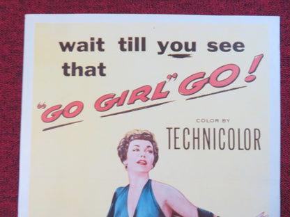 LET'S DO IT AGAIN US INSERT (14"x 36") POSTER JANE WYMAN RAY MILLAND 1953 Rendezvous Cinema Movie posters