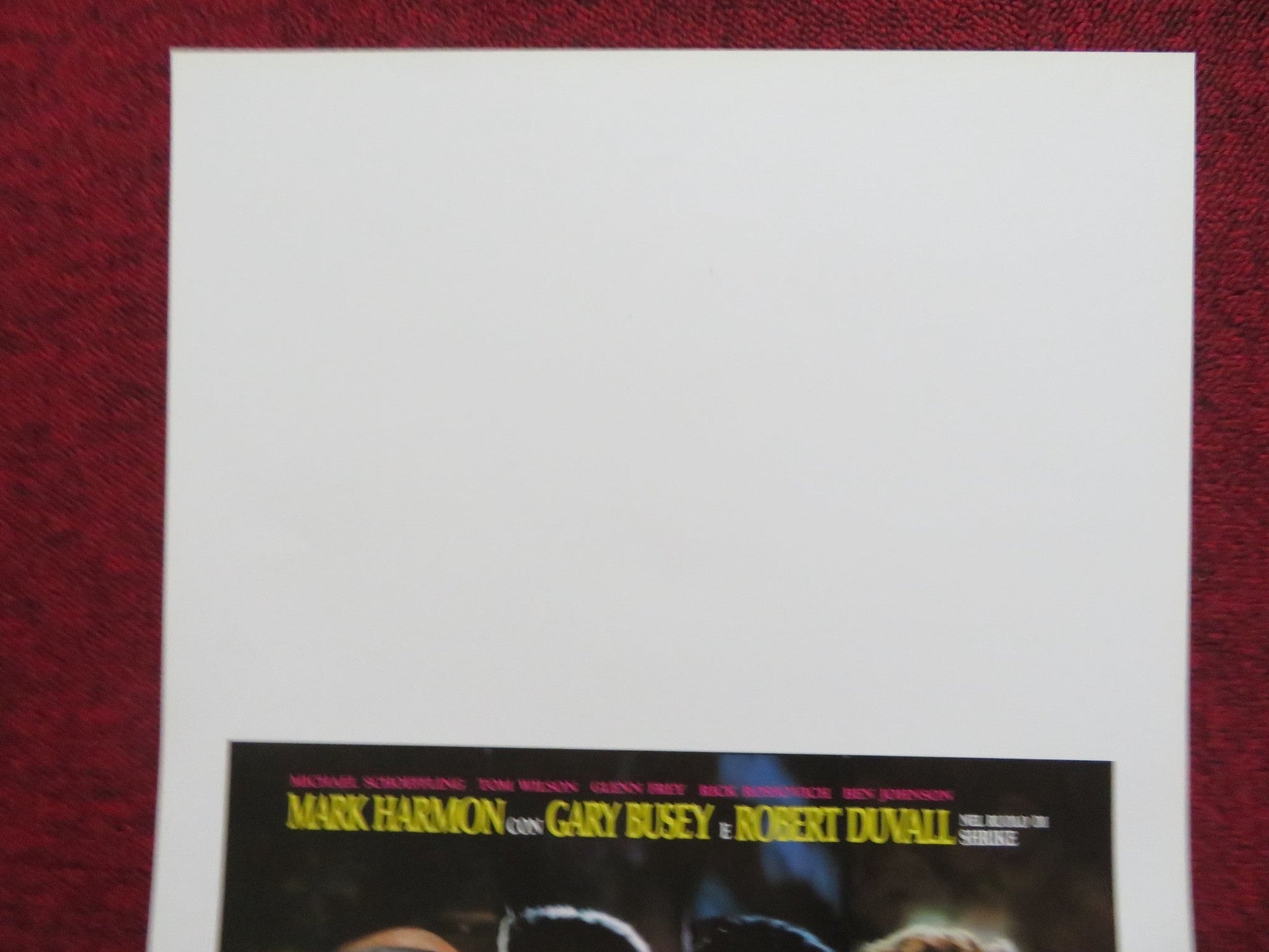 LET'S GET HARRY ITALIAN LOCANDINA POSTER MARK HARMON GARY BUSEY 1986 Rendezvous Cinema Movie posters