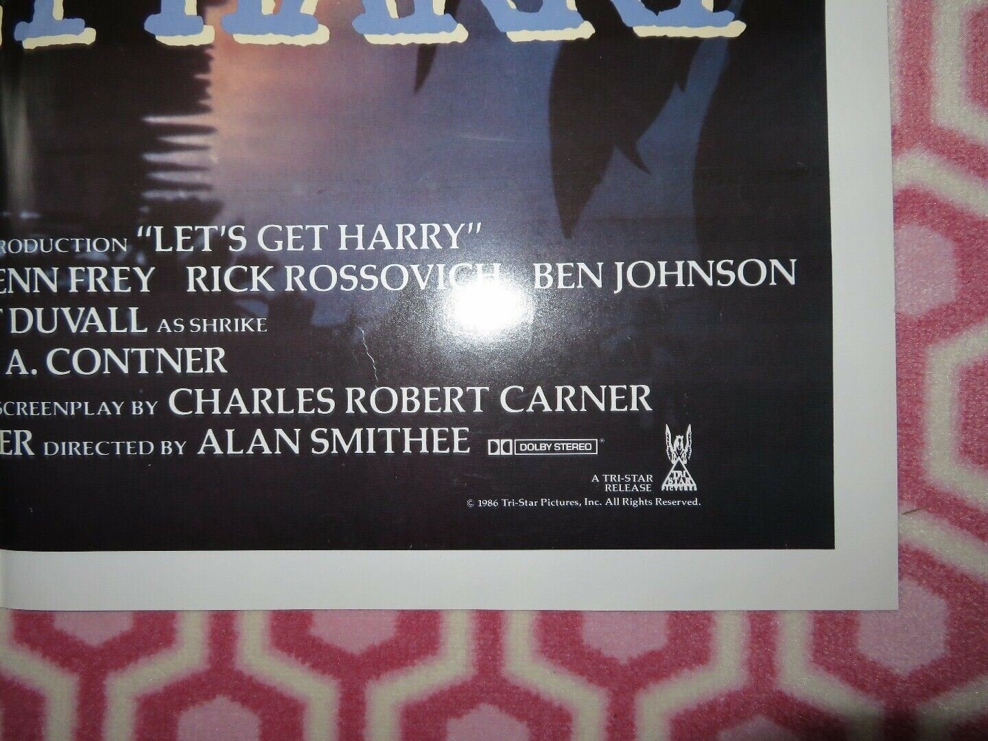 LET'S GET HARRY ONE SHEET POSTER MARK HARON GARY BUSEY ROBERT DUVAL Movie posters