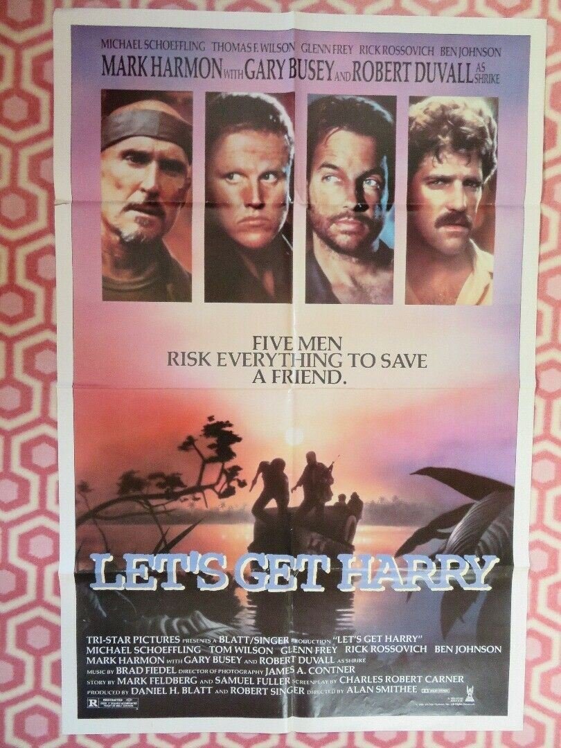 LET'S GET HARRY ONE SHEET POSTER MARK HARON GARY BUSEY ROBERT DUVAL Movie posters