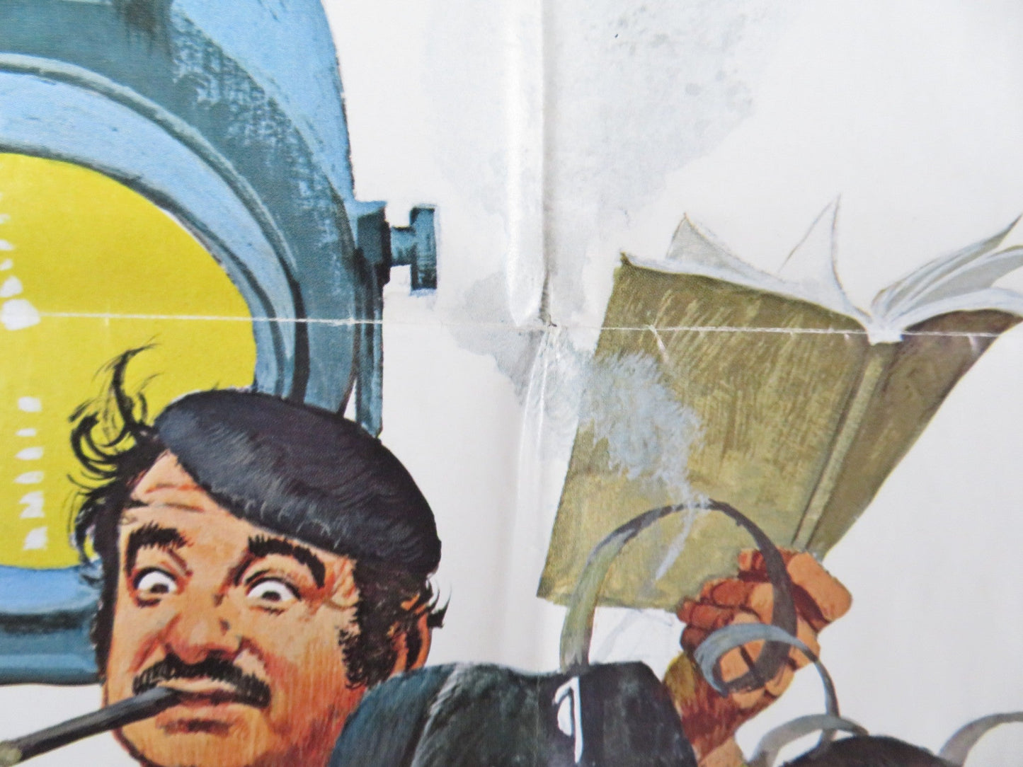 LET'S MAKE A DIRTY MOVIE FOLDED US ONE SHEET POSTER CLAUDE BRASSEUR 1976 Rendezvous Cinema Movie posters