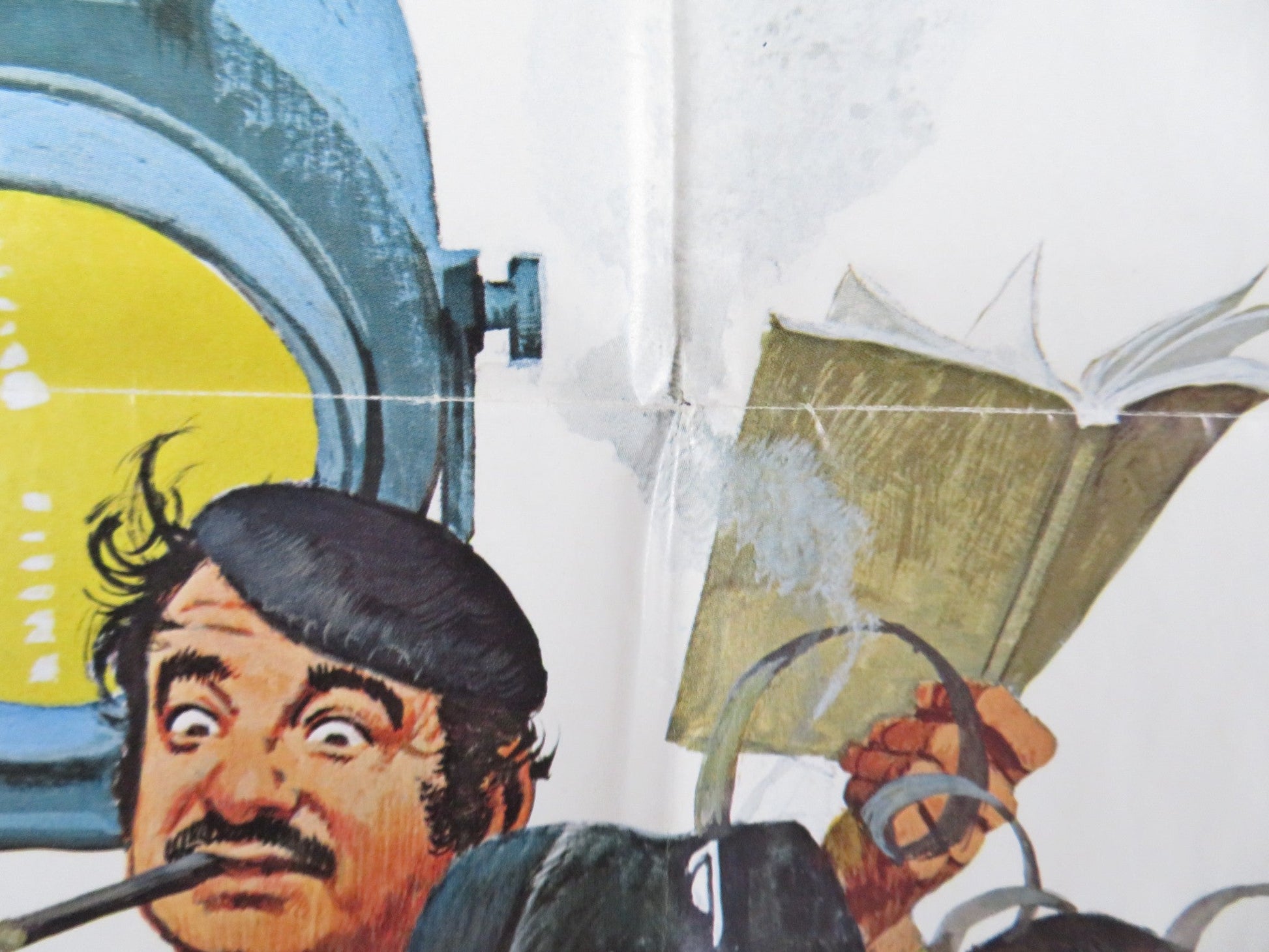 LET'S MAKE A DIRTY MOVIE FOLDED US ONE SHEET POSTER CLAUDE BRASSEUR 1976 Rendezvous Cinema Movie posters