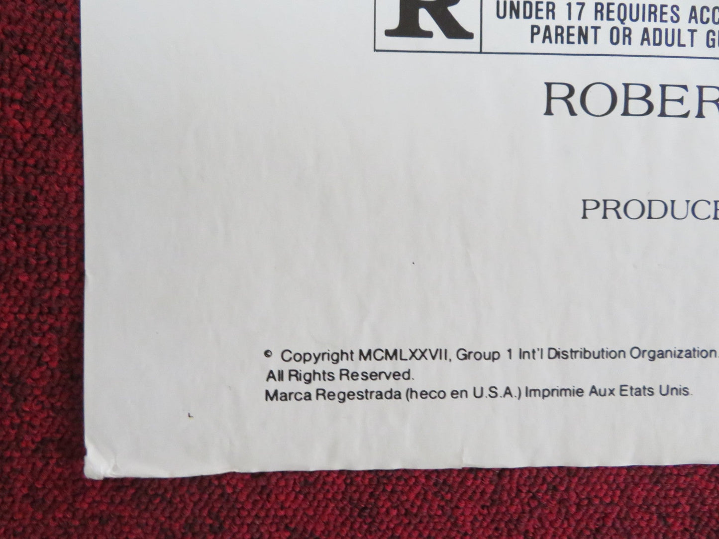 LET'S MAKE A DIRTY MOVIE FOLDED US ONE SHEET POSTER CLAUDE BRASSEUR 1976 Rendezvous Cinema Movie posters