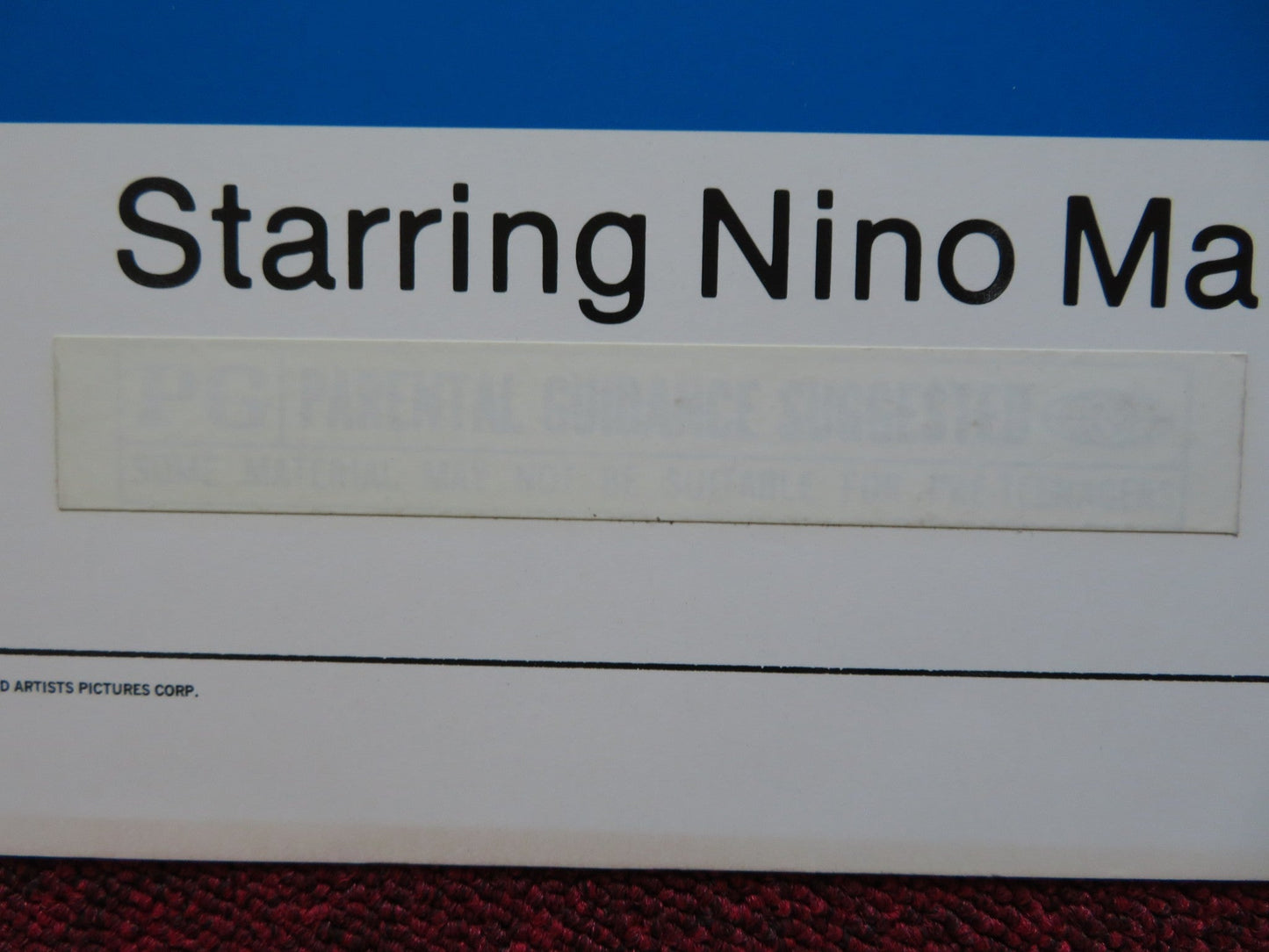 LET'S TALK ABOUT MEN US HALF SHEET (22"x 28") POSTER NINO MANFREDI 1965 Rendezvous Cinema Movie posters