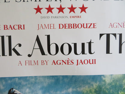 LET'S TALK ABOUT THE RAIN UK QUAD ROLLED POSTER AGNES JAOUI BACRI 2008 Rendezvous Cinema Movie posters