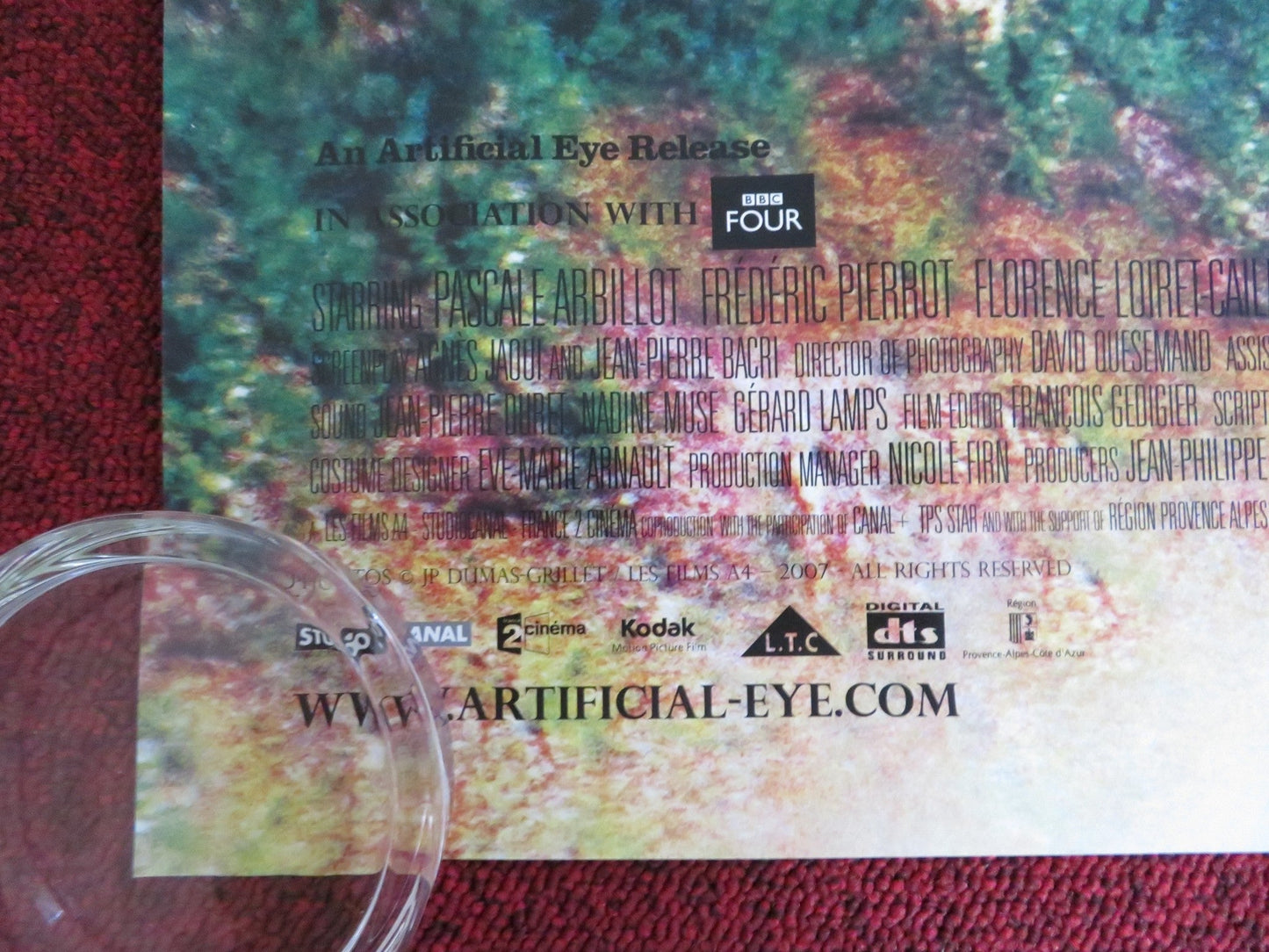 LET'S TALK ABOUT THE RAIN UK QUAD ROLLED POSTER AGNES JAOUI BACRI 2008 Rendezvous Cinema Movie posters