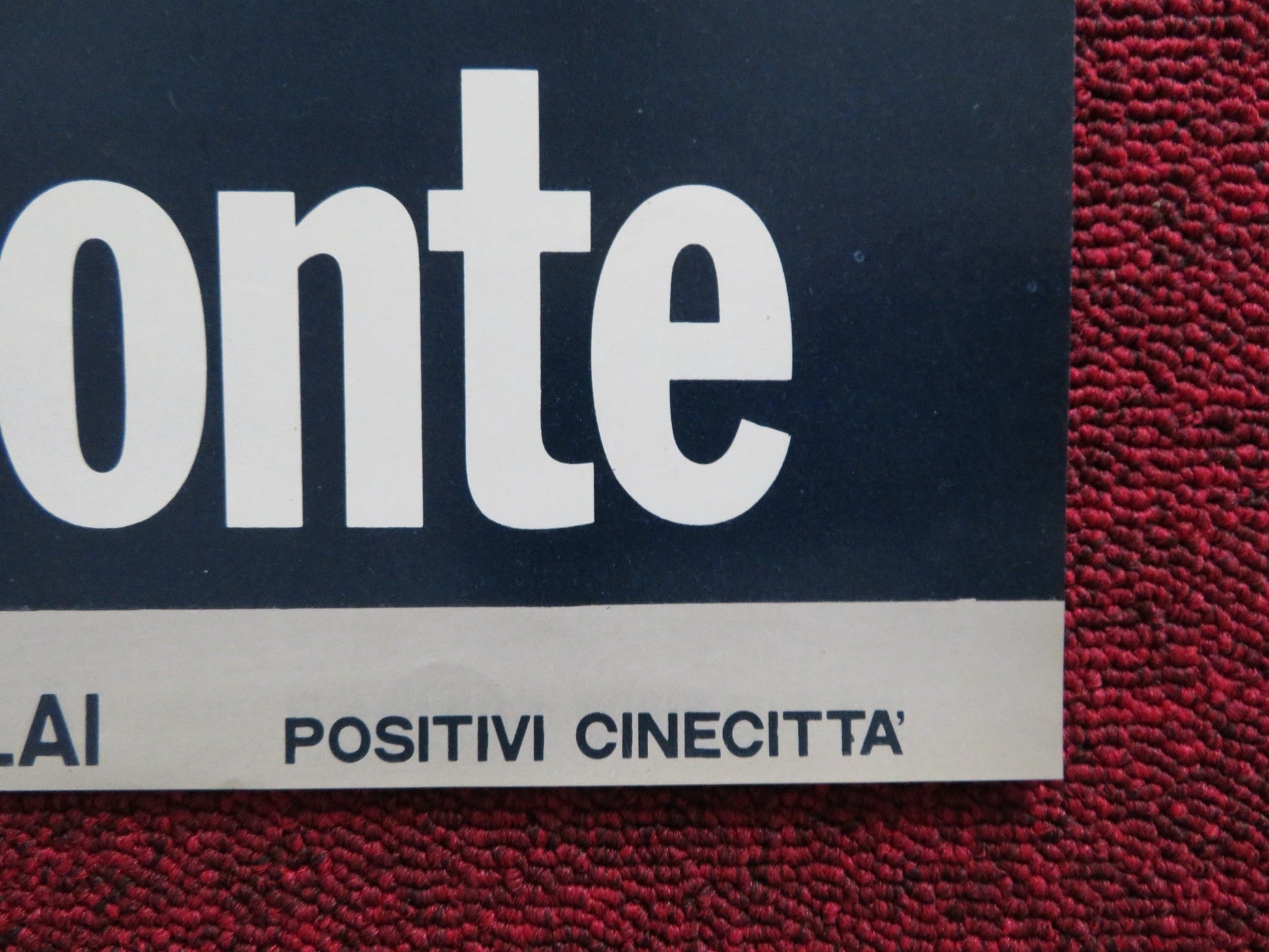 LETTERE DAL FRONTE - A ITALIAN FOTOBUSTA POSTER VITTORIO SCHIRALDI 1975 Rendezvous Cinema Movie posters