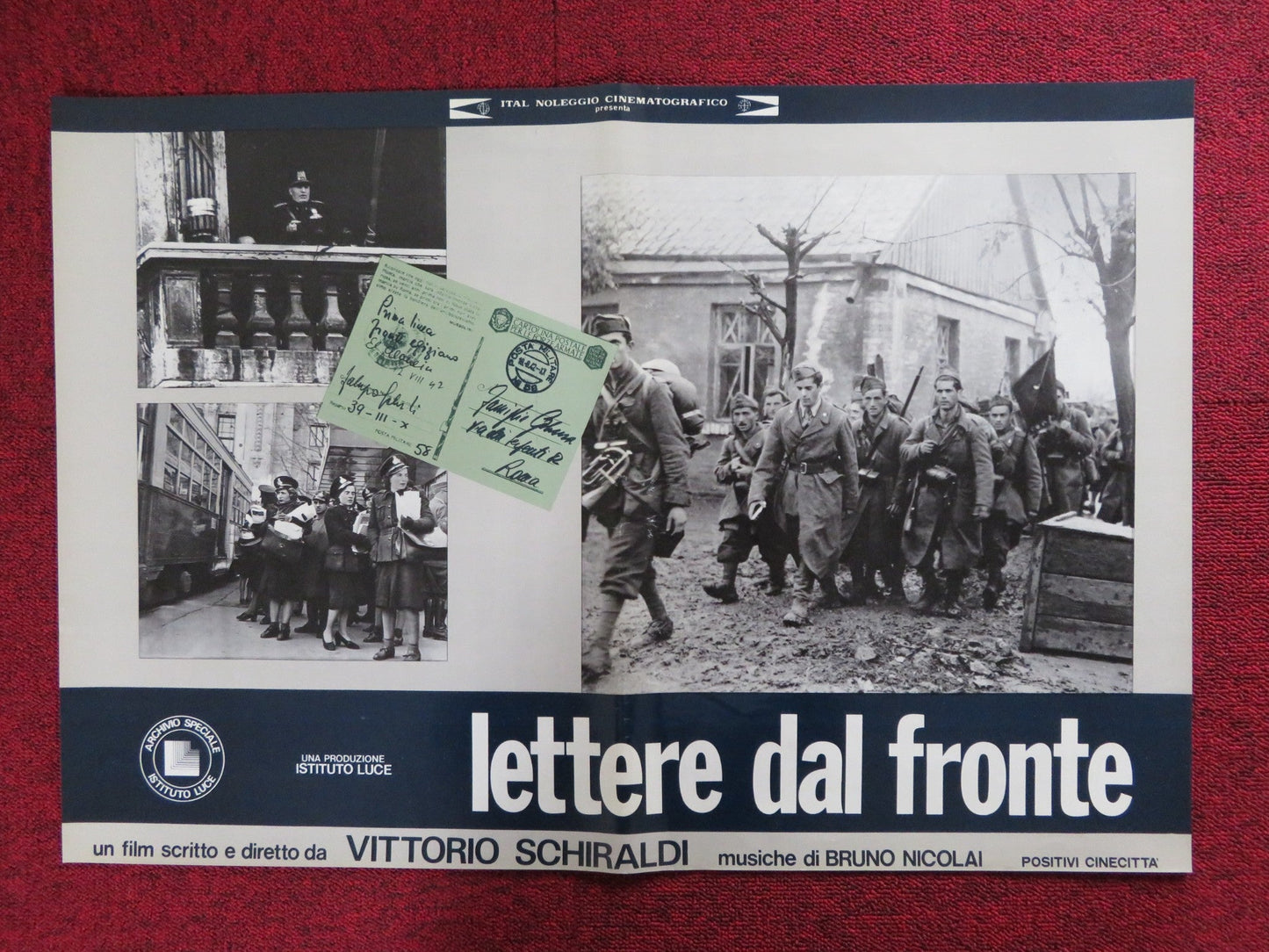 LETTERE DAL FRONTE - B ITALIAN FOTOBUSTA POSTER VITTORIO SCHIRALDI 1975 Rendezvous Cinema Movie posters