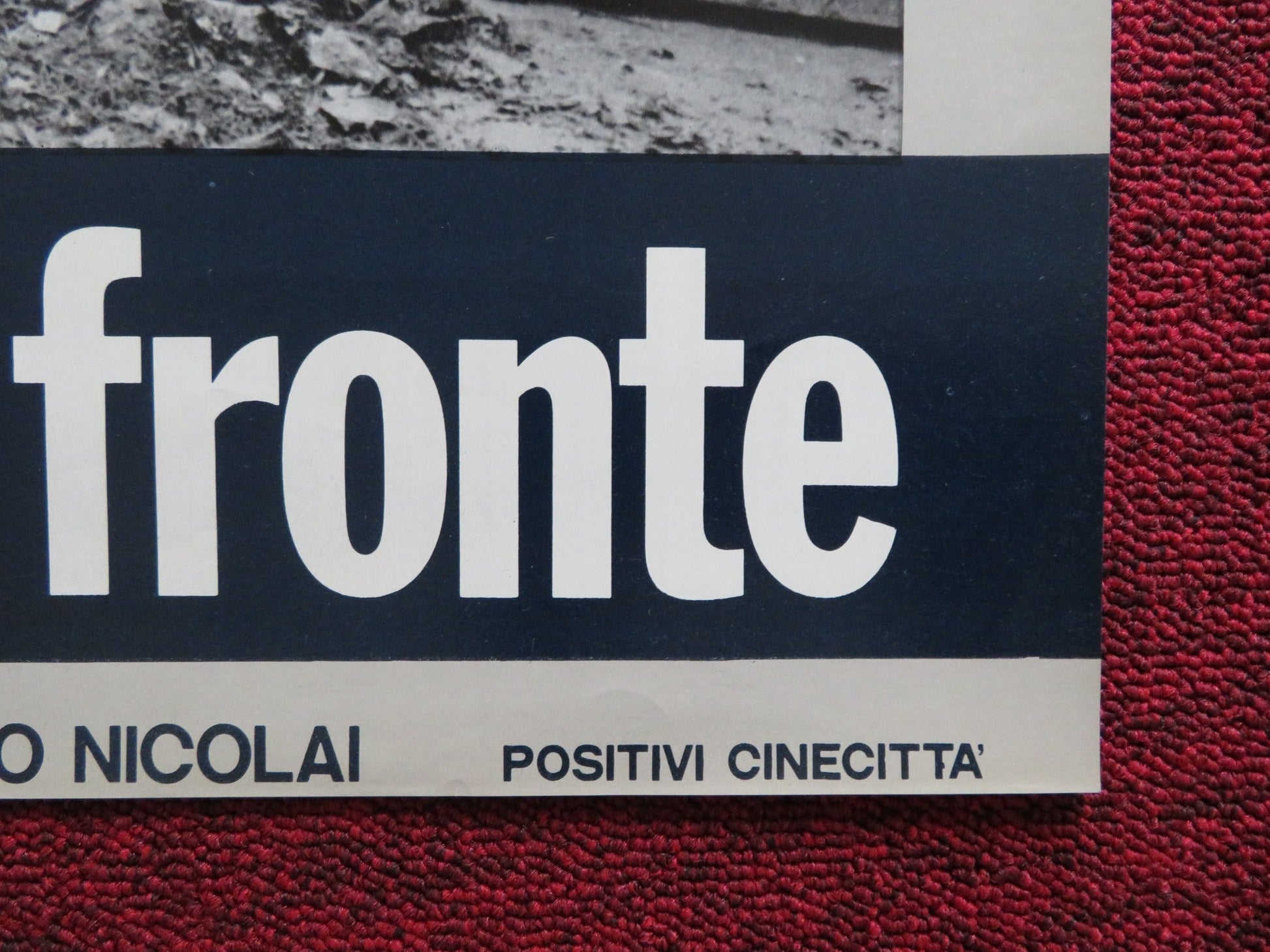 LETTERE DAL FRONTE - B ITALIAN FOTOBUSTA POSTER VITTORIO SCHIRALDI 1975 Rendezvous Cinema Movie posters