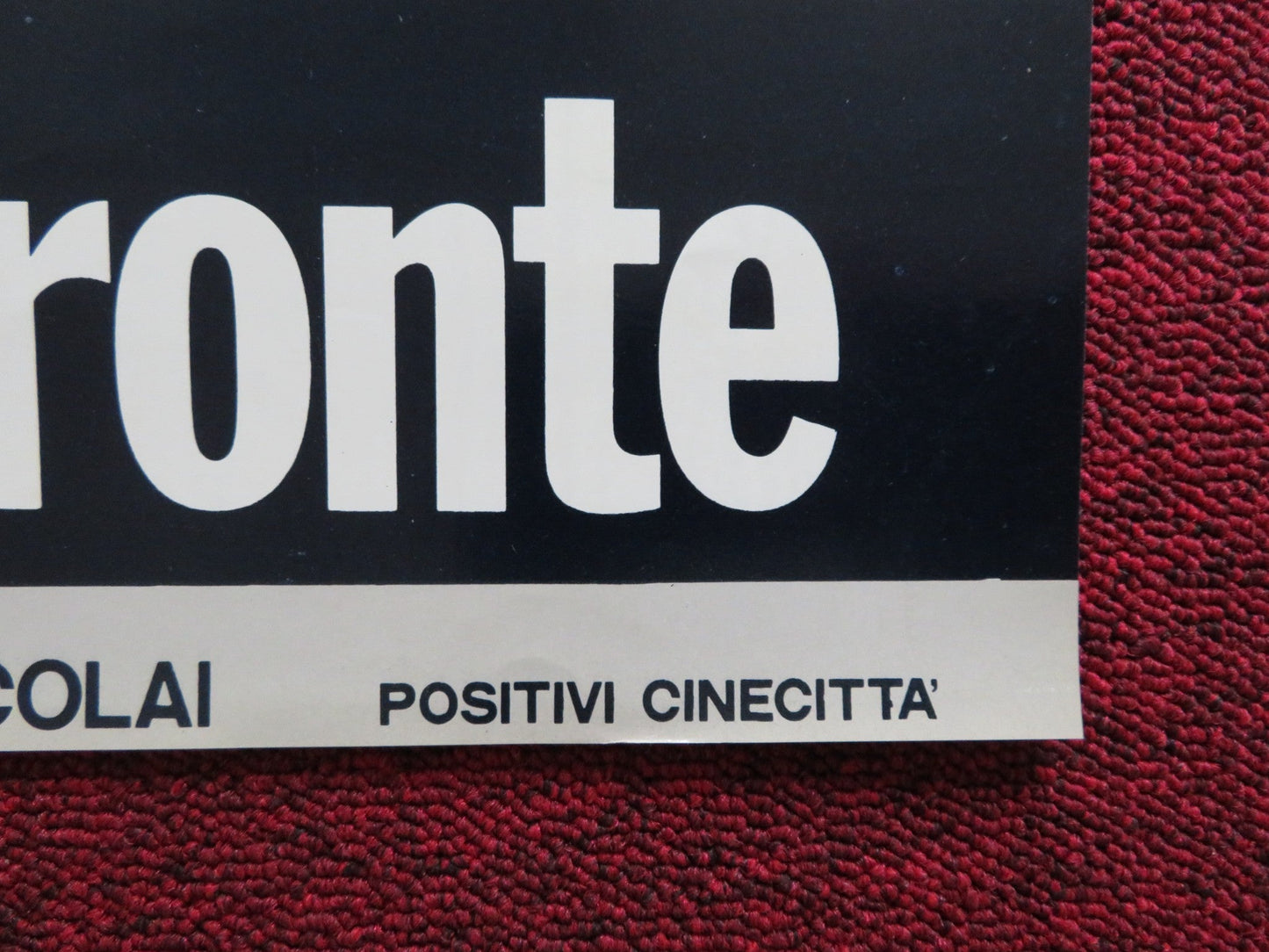 LETTERE DAL FRONTE - C ITALIAN FOTOBUSTA POSTER VITTORIO SCHIRALDI 1975 Rendezvous Cinema Movie posters