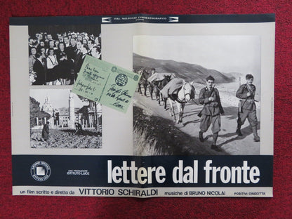 LETTERE DAL FRONTE - D ITALIAN FOTOBUSTA POSTER VITTORIO SCHIRALDI 1975 Rendezvous Cinema Movie posters