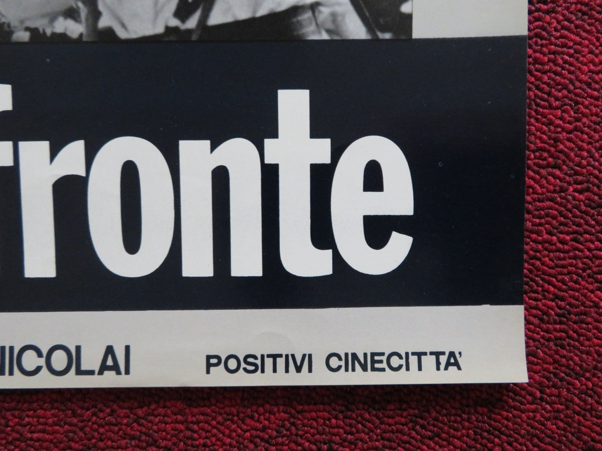 LETTERE DAL FRONTE - E ITALIAN FOTOBUSTA POSTER VITTORIO SCHIRALDI 1975 Rendezvous Cinema Movie posters