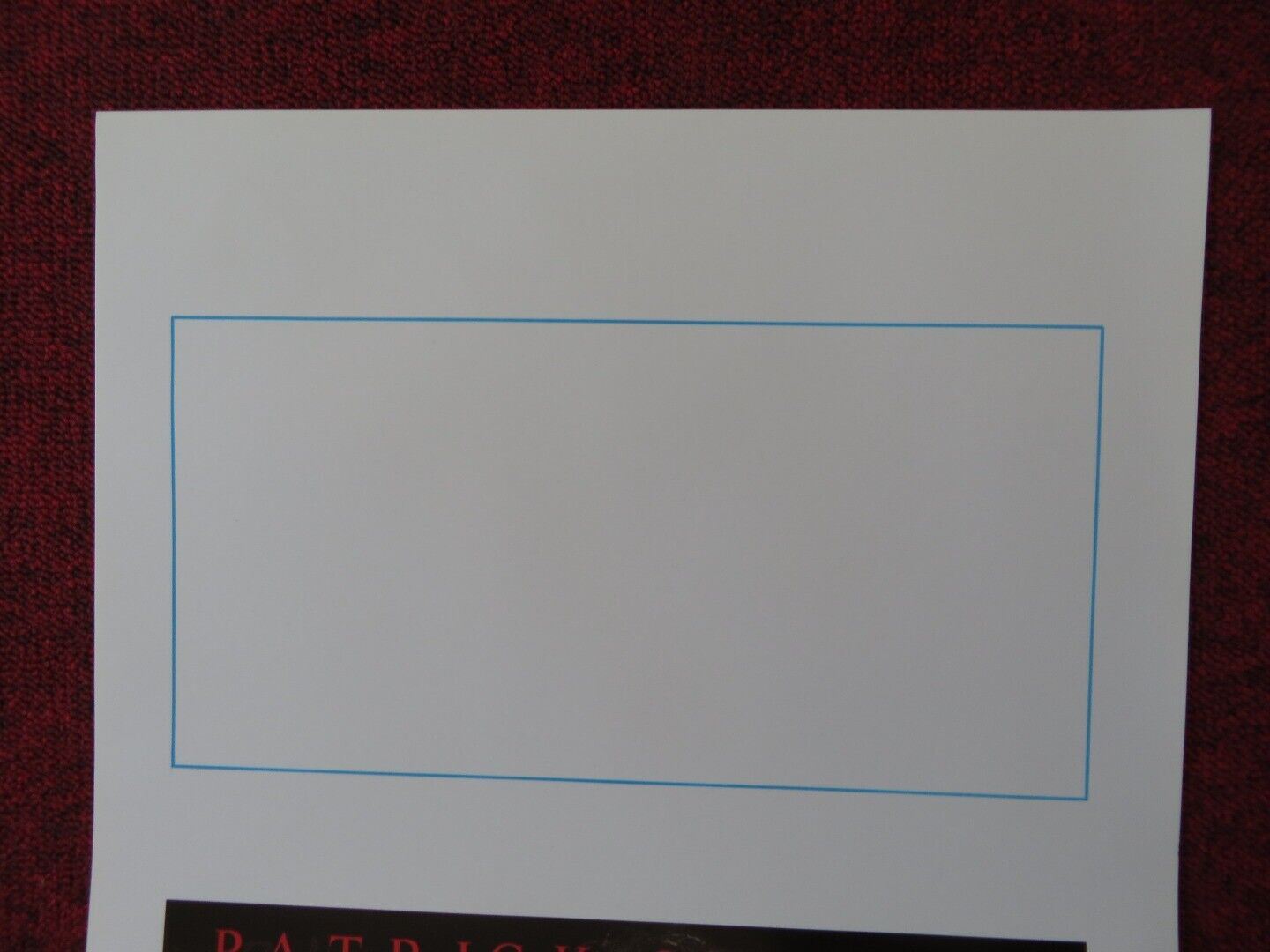 LETTERS FROM A KILLER ITALIAN LOCANDINA (27.5"x13") POSTER PATRICK SWAYZE 1999 Movie posters