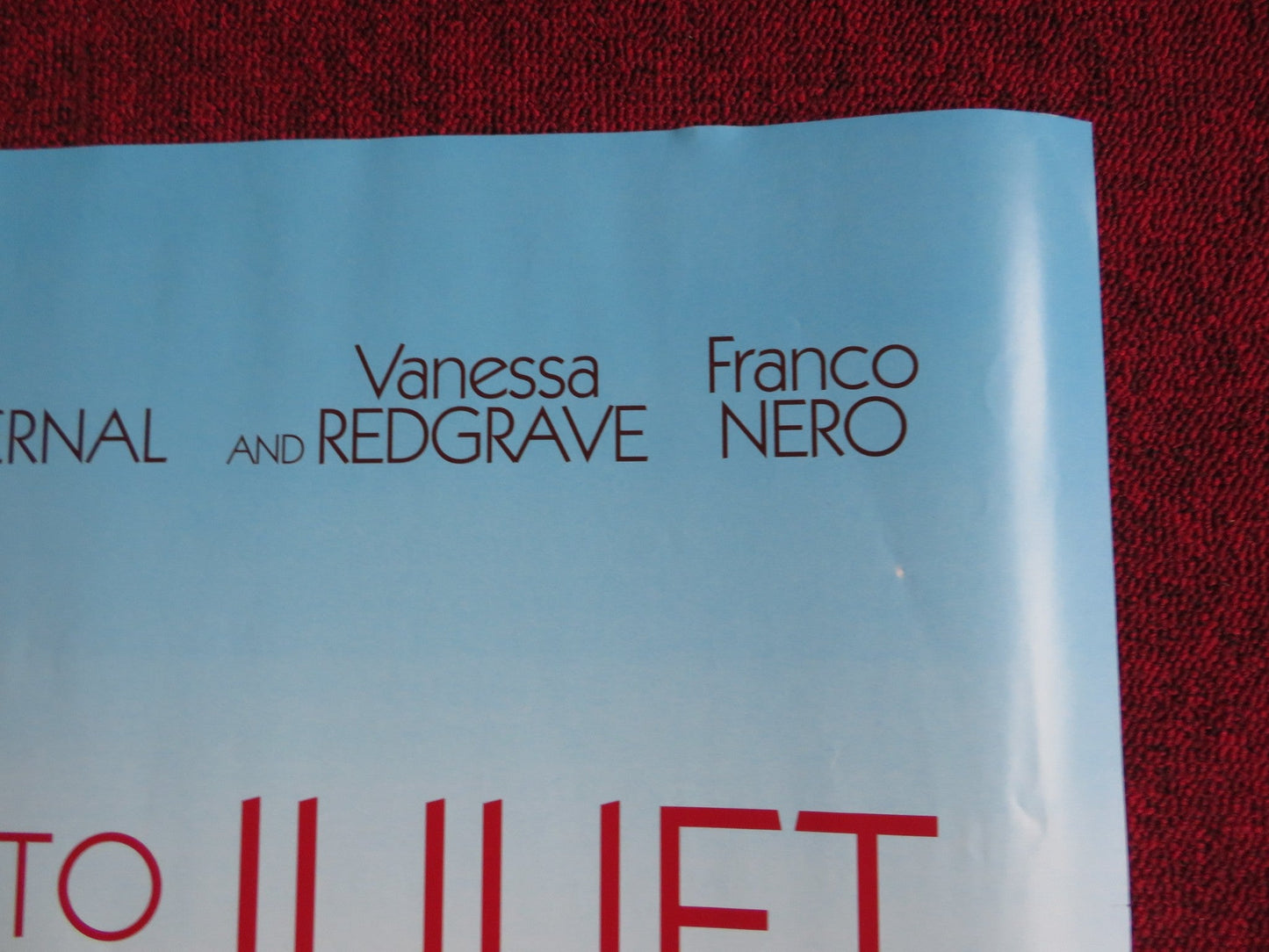 LETTERS TO JULIET UK QUAD (30"x 40") ROLLED POSTER AMANDA SEYFRIED 2010 Rendezvous Cinema Movie posters