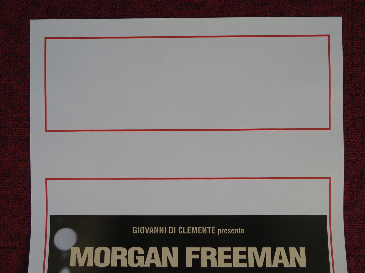 LEVITY ITALIAN LOCANDINA POSTER MORGAN FREEMAN BILLY BOB THORNTON 2003 Rendezvous Cinema Movie posters