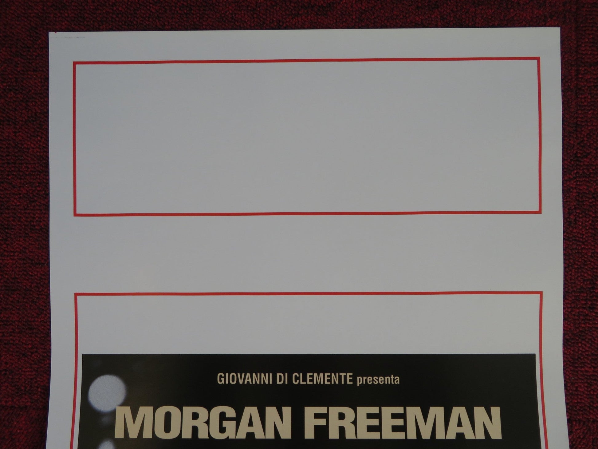 LEVITY ITALIAN LOCANDINA POSTER MORGAN FREEMAN BILLY BOB THORNTON 2003 Rendezvous Cinema Movie posters