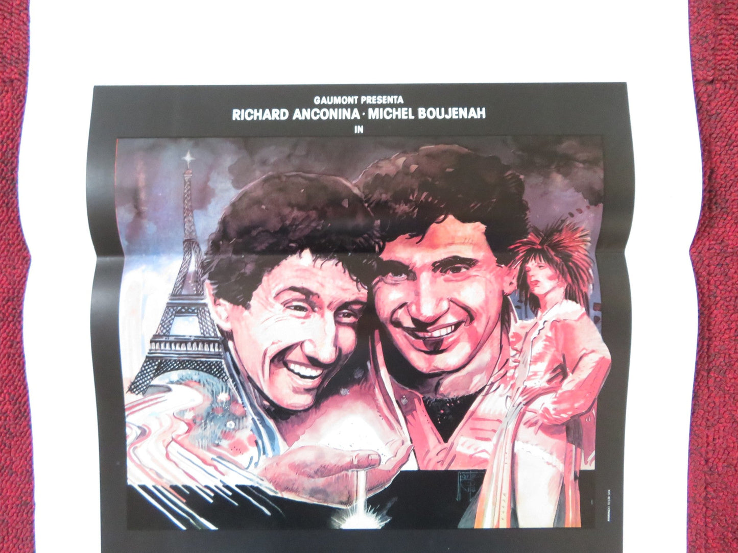 LEVY E GOLIATH ITALIAN LOCANDINA POSTER RICHARD ANCONINA MICHEL BOUJENAH 1987 Rendezvous Cinema Movie posters