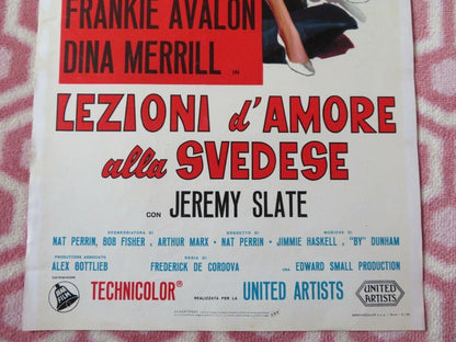 LEZIONI D'AMORE ALLA SVEDESE ITALIAN LOCANDINA (27.5"x13") POSTER BOB HOPE 1965 Movie posters