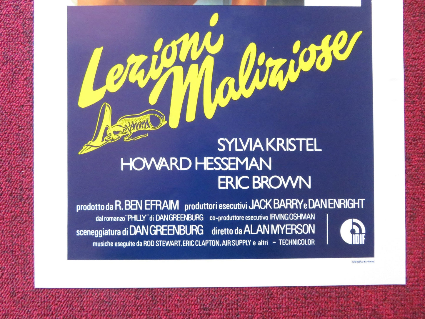 LEZIONI MALIZIOSE ITALIAN LOCANDINA POSTER SYLVIA KRISTEL HOWARD HESSEMAN 1981 Rendezvous Cinema Movie posters