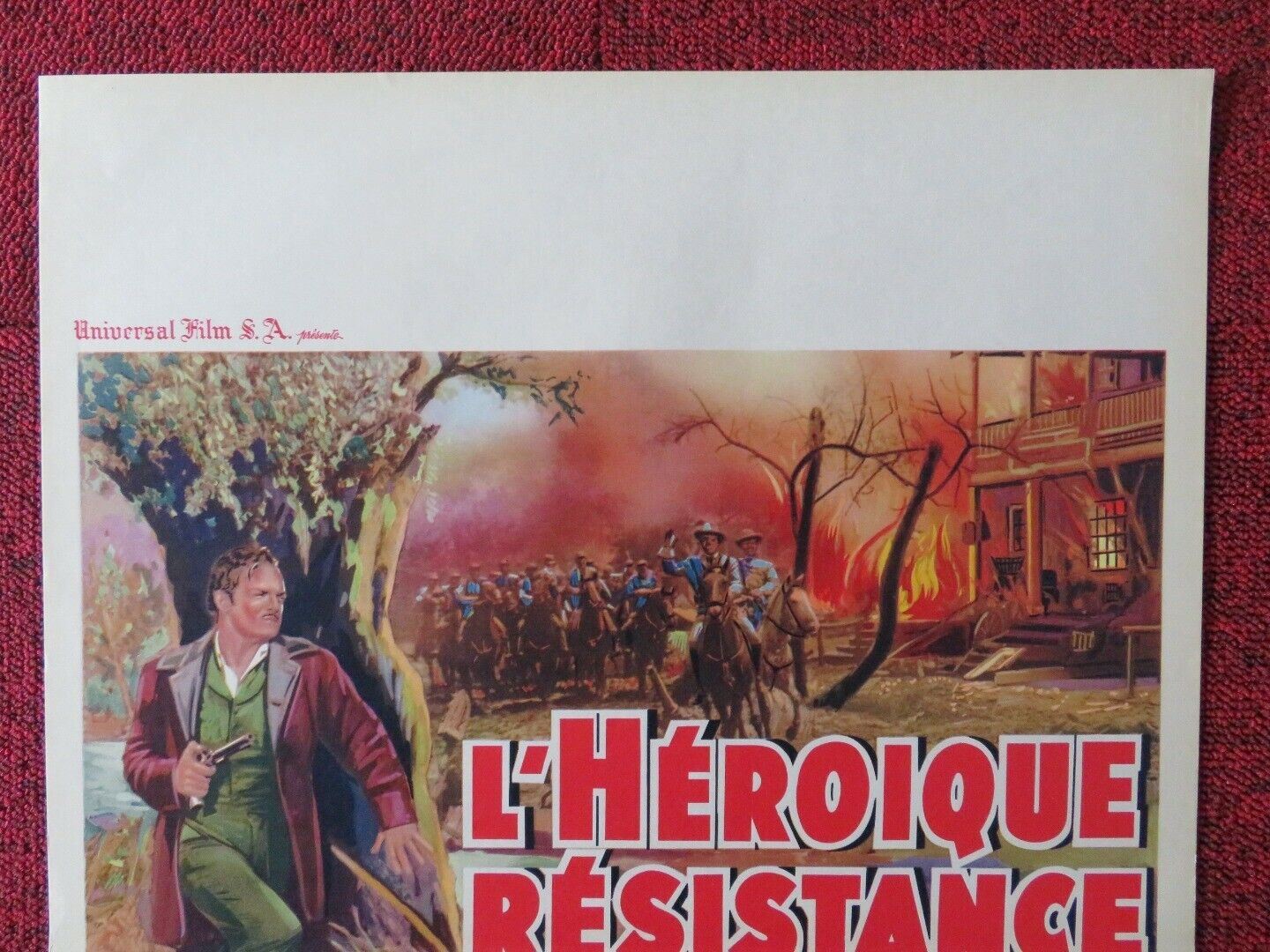 L'HEROIQUE RESISTANCE / TAP ROOTS BELGIUM (21"x14") POSTER VAN HEFLIN 1948 Movie posters