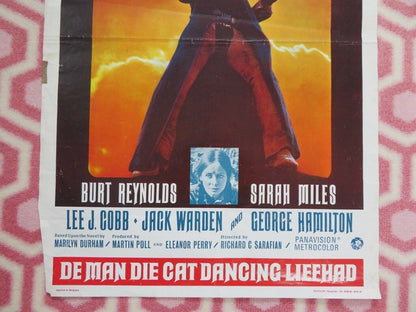 L'HOMME QUI AIMA "CAT DANCING" BELGIUM (21.5"x 14.5") POSTER BURT REYNOLDS 1973 Movie posters