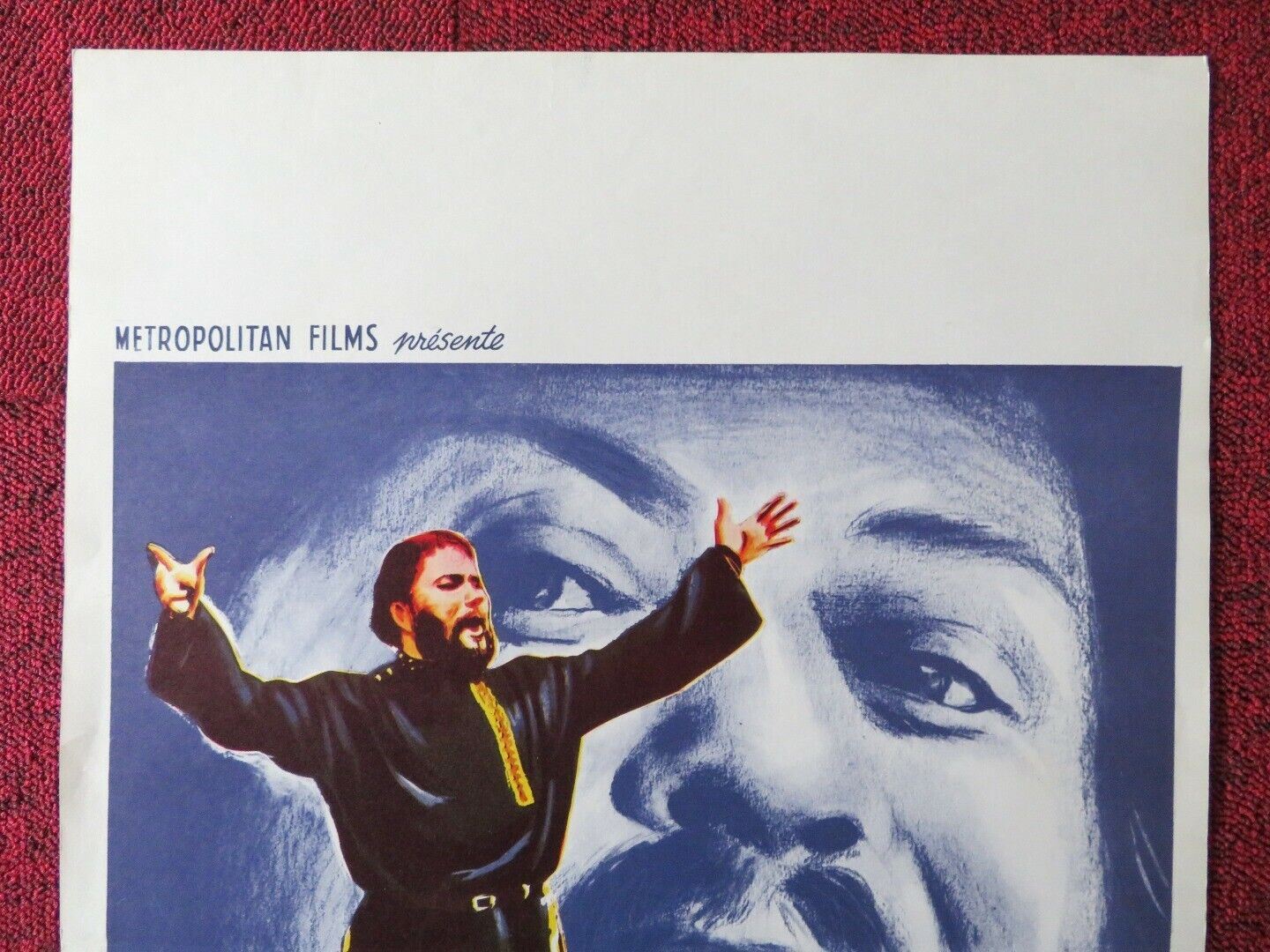 L'HOMME QUI VIENT DE LA NUIT BELGIUM (22.5"x14") POSTER IVAN REBROFF 1971 Movie posters